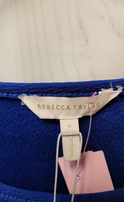 NWT Rebecca Taylor Women's Size 6 Blue Dress