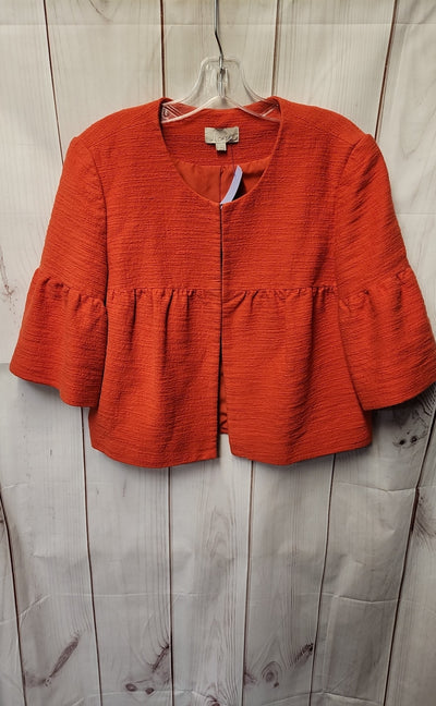 Loft Women's Size M Orange Jacket