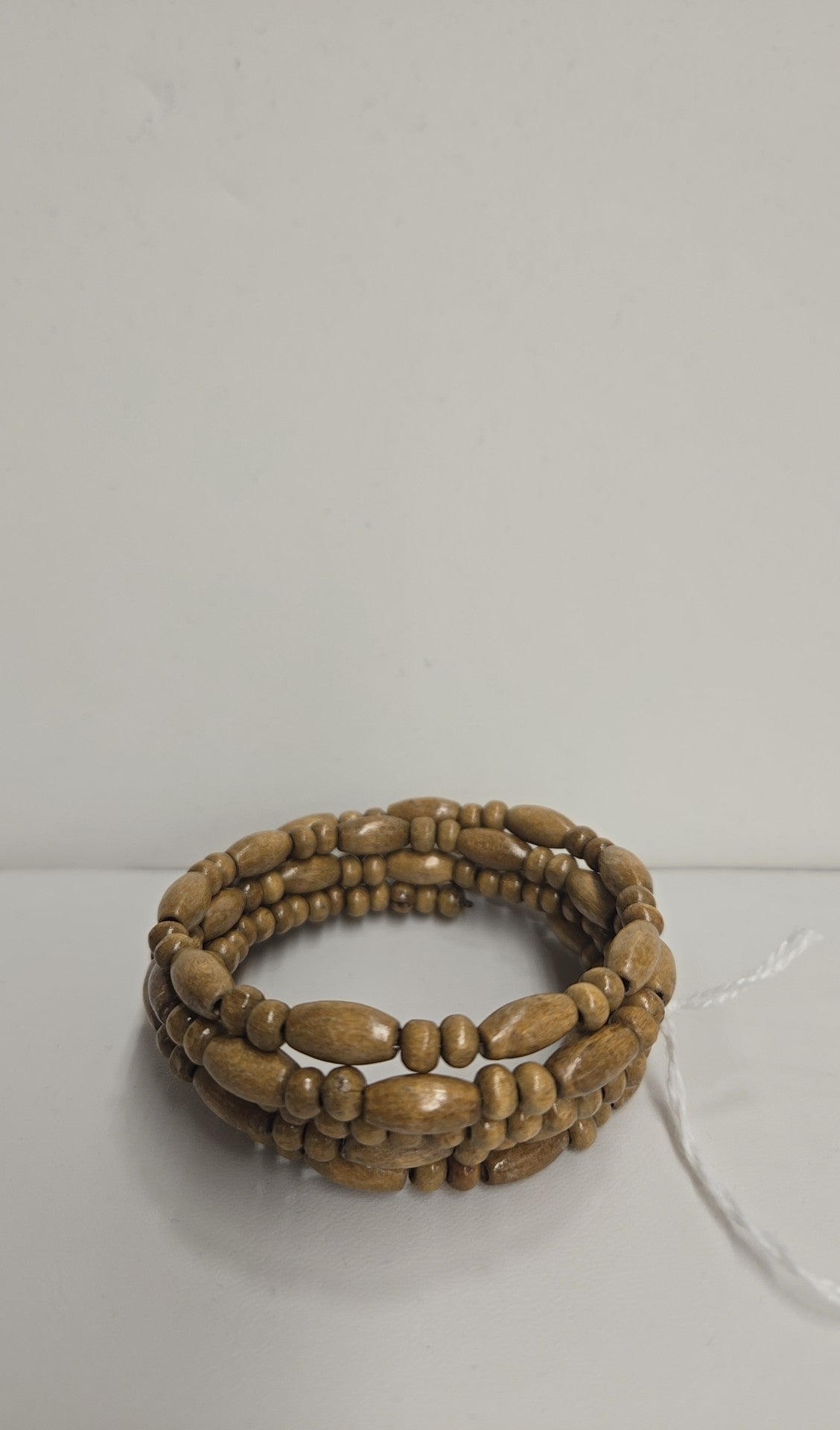 Brown Beaded Wrap Bracelet