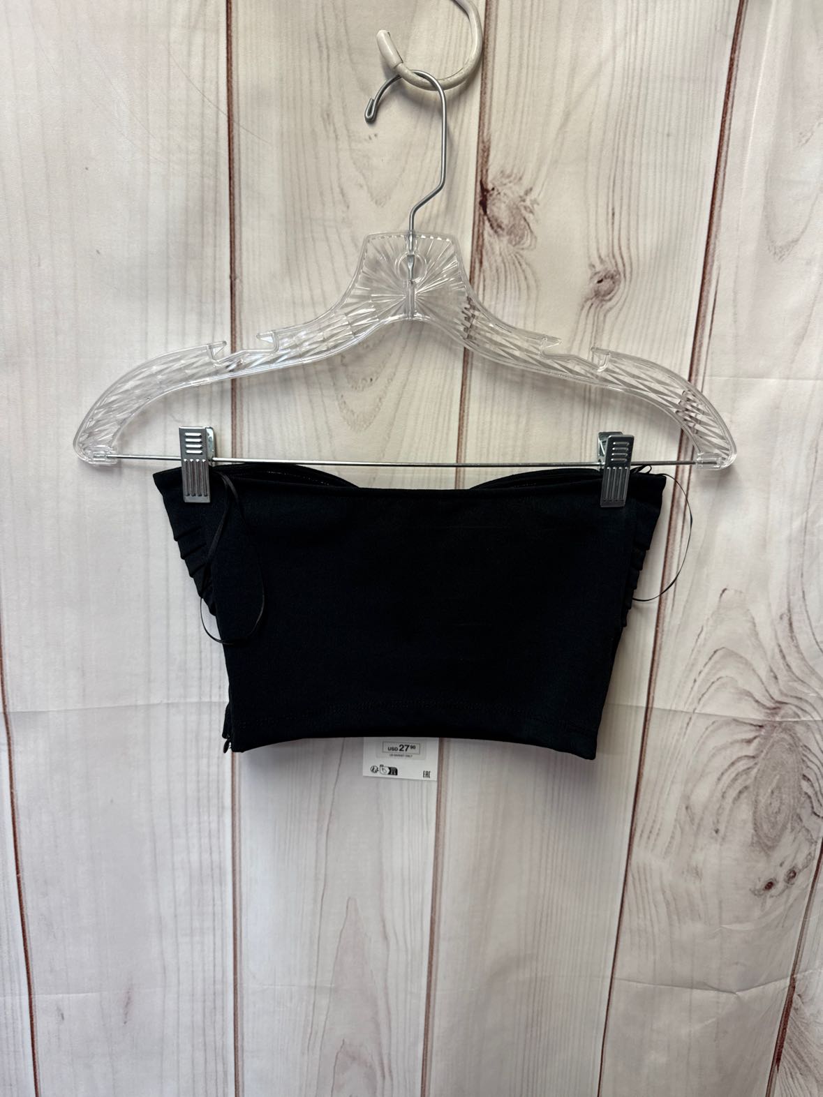 NWT Zara Women's Size S Black Sleeveless Top