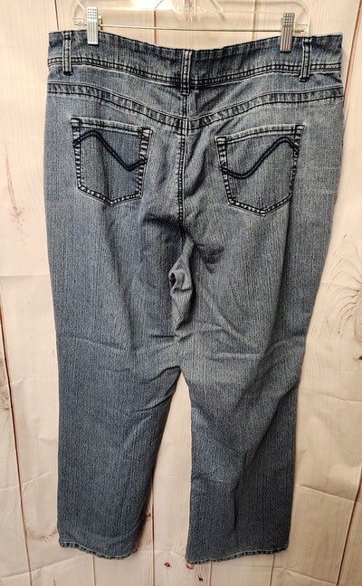 Christopher & Banks Women's Size 33 (15-16) Blue Jeans