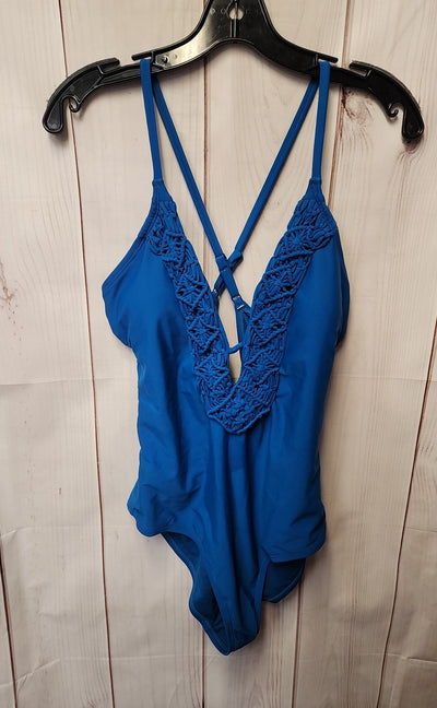Christina Women's Size L Blue Swimsuit
