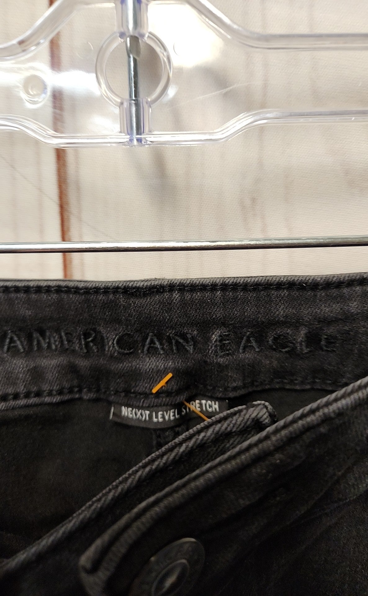 American Eagle Women's Size 30 (9-10) Black Jeans Hi-Rise Jegging