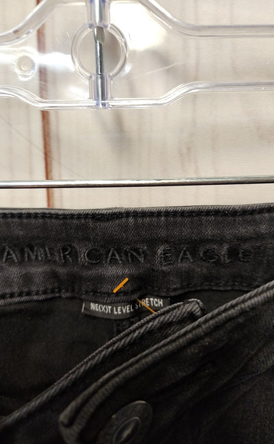 American Eagle Women's Size 30 (9-10) Black Jeans Hi-Rise Jegging