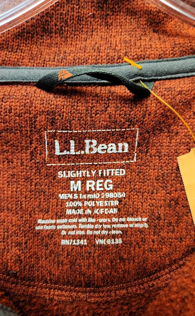 LL Bean Men's Size M Red Sweatshirt