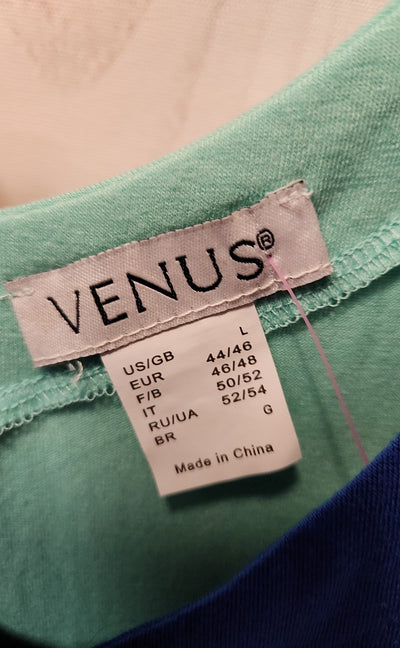 Venus Women's Size L Blue & Green Dress