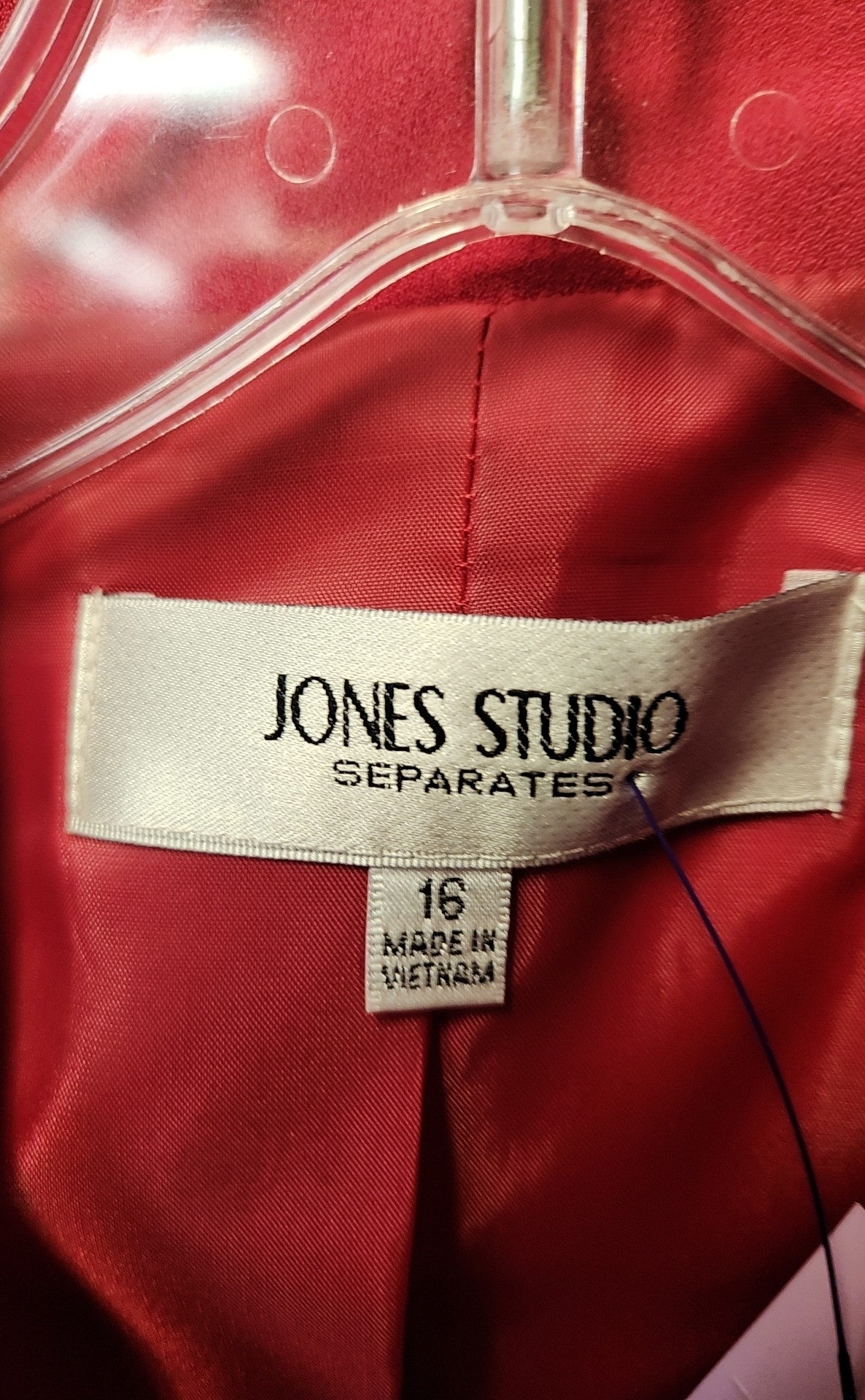 Jones Studio Women's Size 16 Pink Blazer
