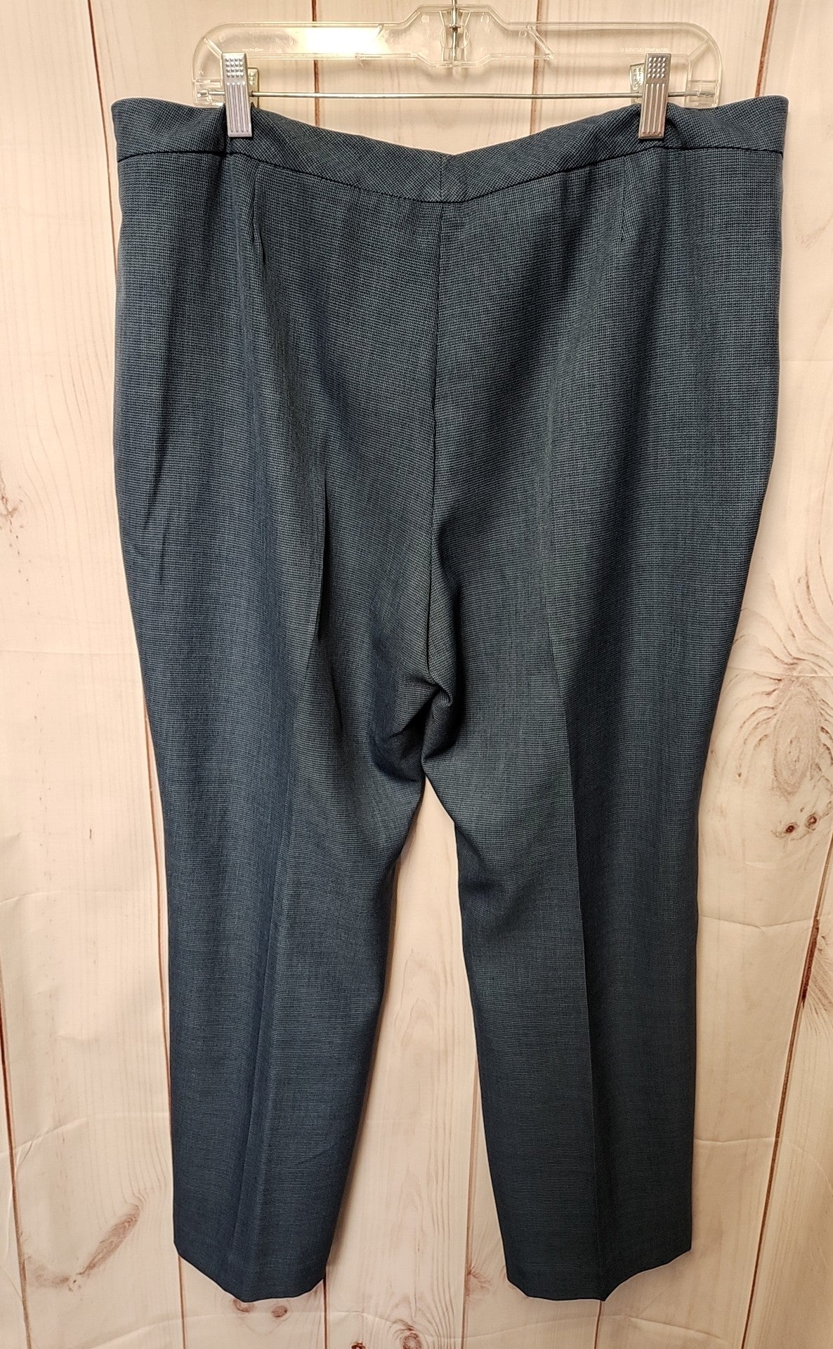 Le Suit Women's Size 16 Petite Blue Pants