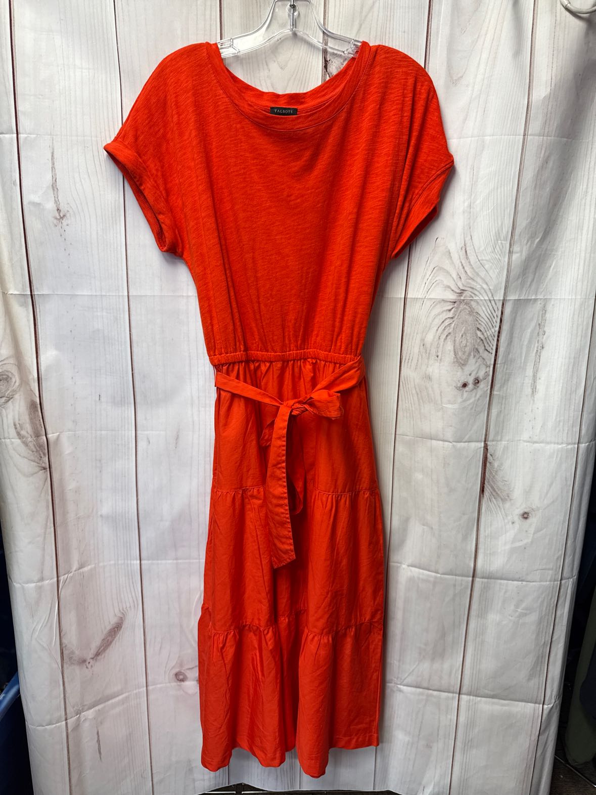 Talbots Women's Size M Orange Dress