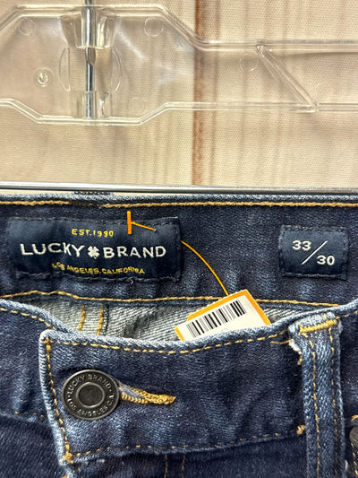 Lucky Brand Men's Size 33x30 Blue Jeans 410 Athletic Slim