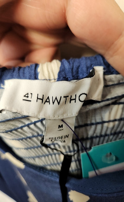 NWT 41 Hawthorn Women's Size M Blue Dress