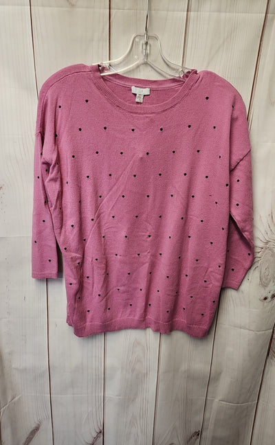 J Jill Women's Size S Pink Sweater