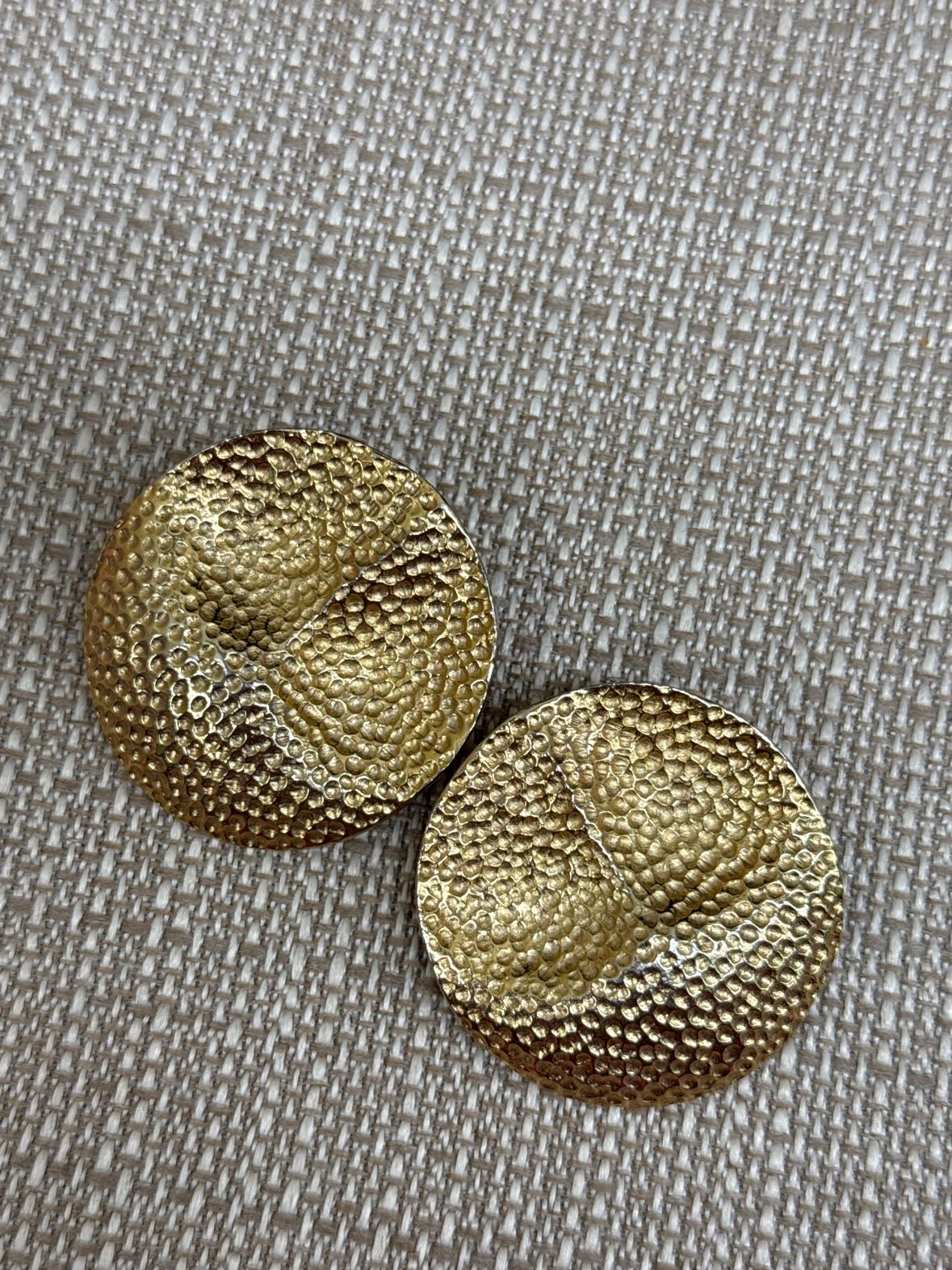 Gold Clip-on Earrings