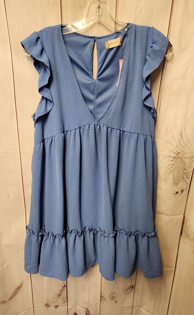 Altar'd State Women's Size M Blue Dress