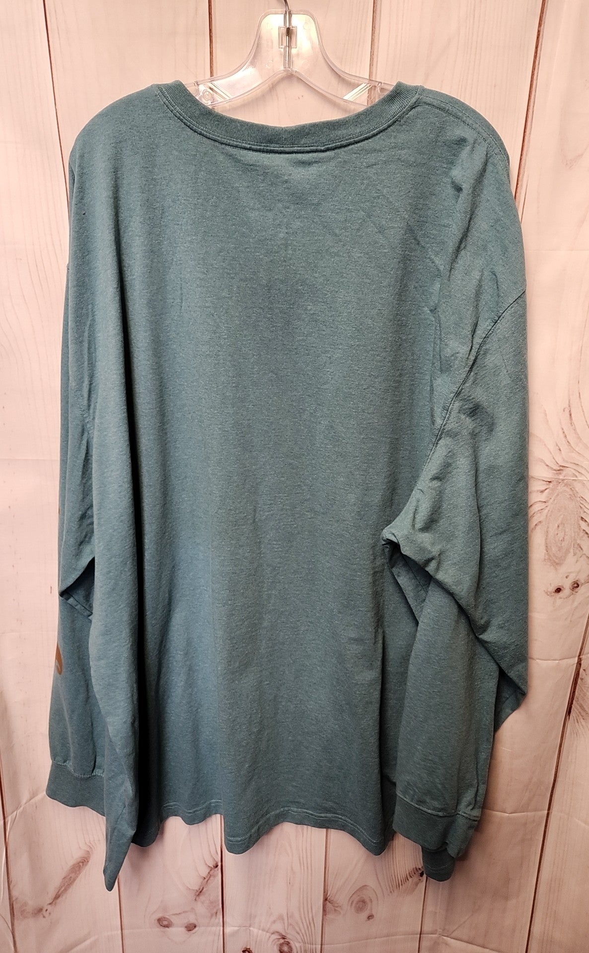 Carhartt Men's Size 4X Teal Shirt