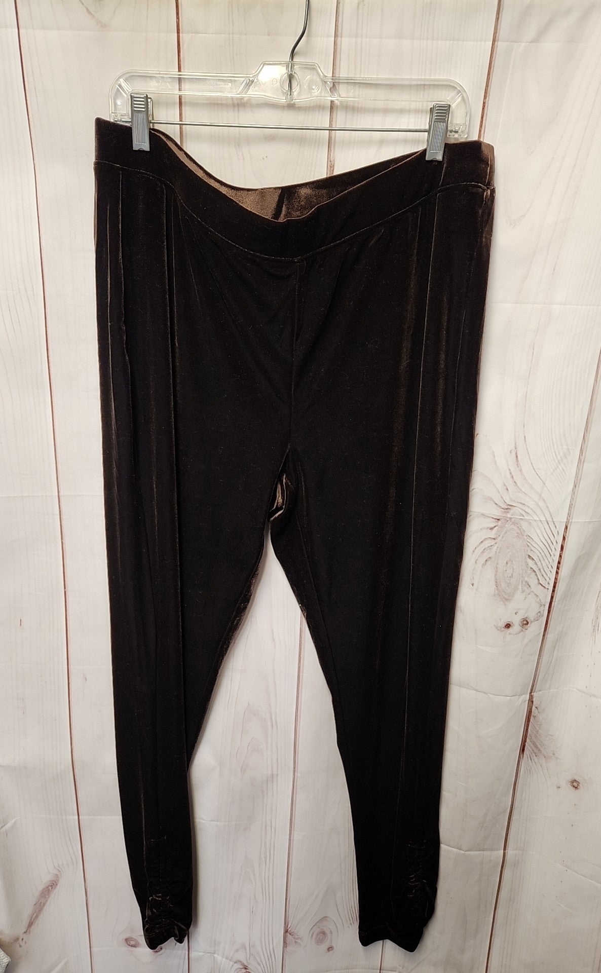 Zenergy - Chico's Women's Size 3 = US 16 Brown Velour Pants