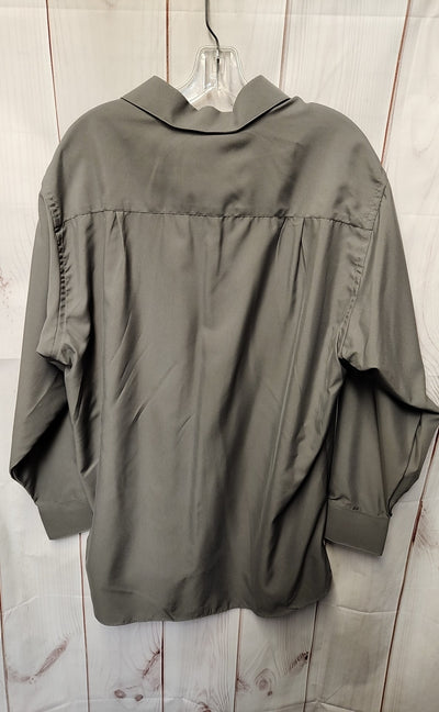 Geoffrey Beene Men's Size L Olive Green Shirt