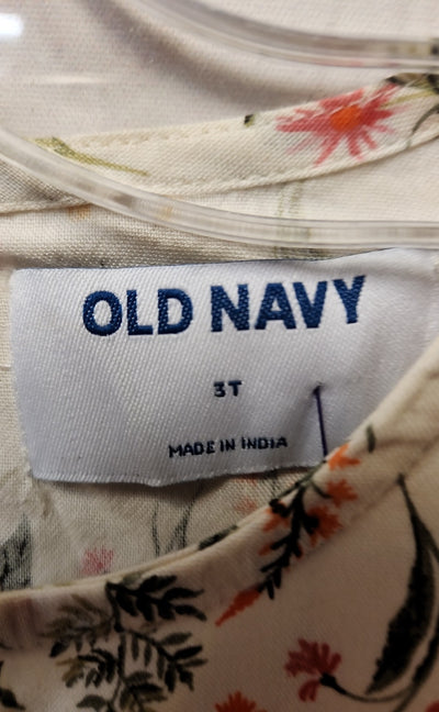 Old Navy Girl's Size 3 White Dress