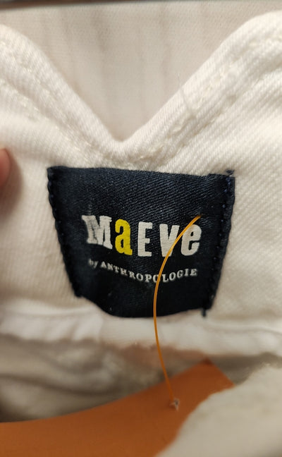 Maeve Anthropologie Women's Size 25 (0) White Jeans