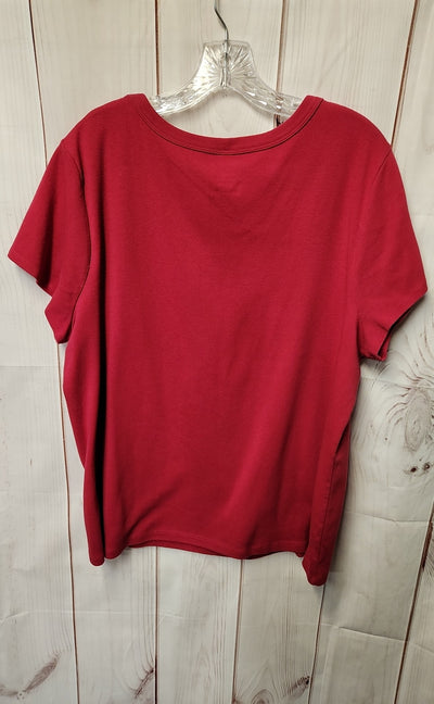 Cato Women's Size 22/24 Pink Short Sleeve Top
