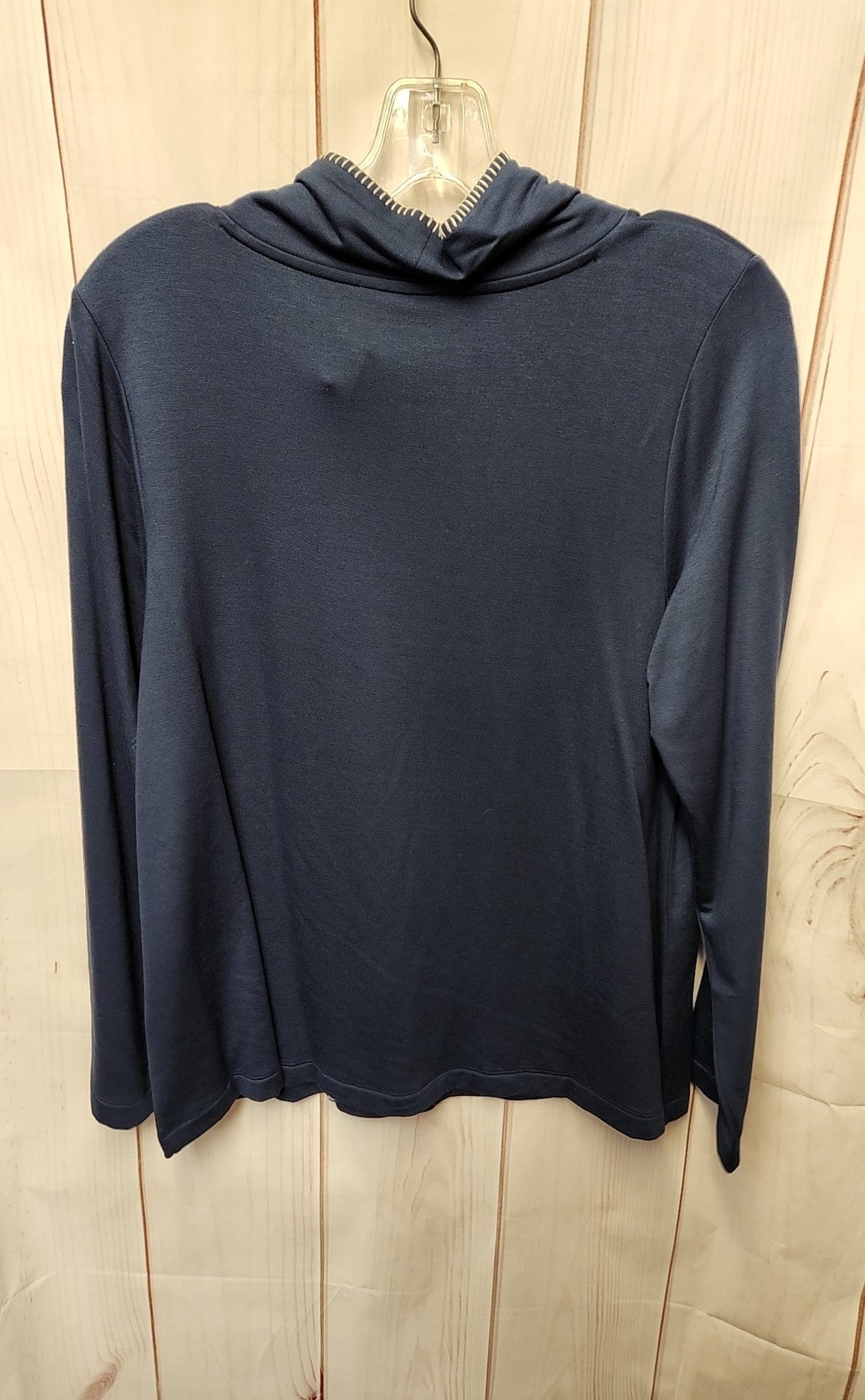 NWT Pure Jill Women's Size S Petite Navy Long Sleeve Top