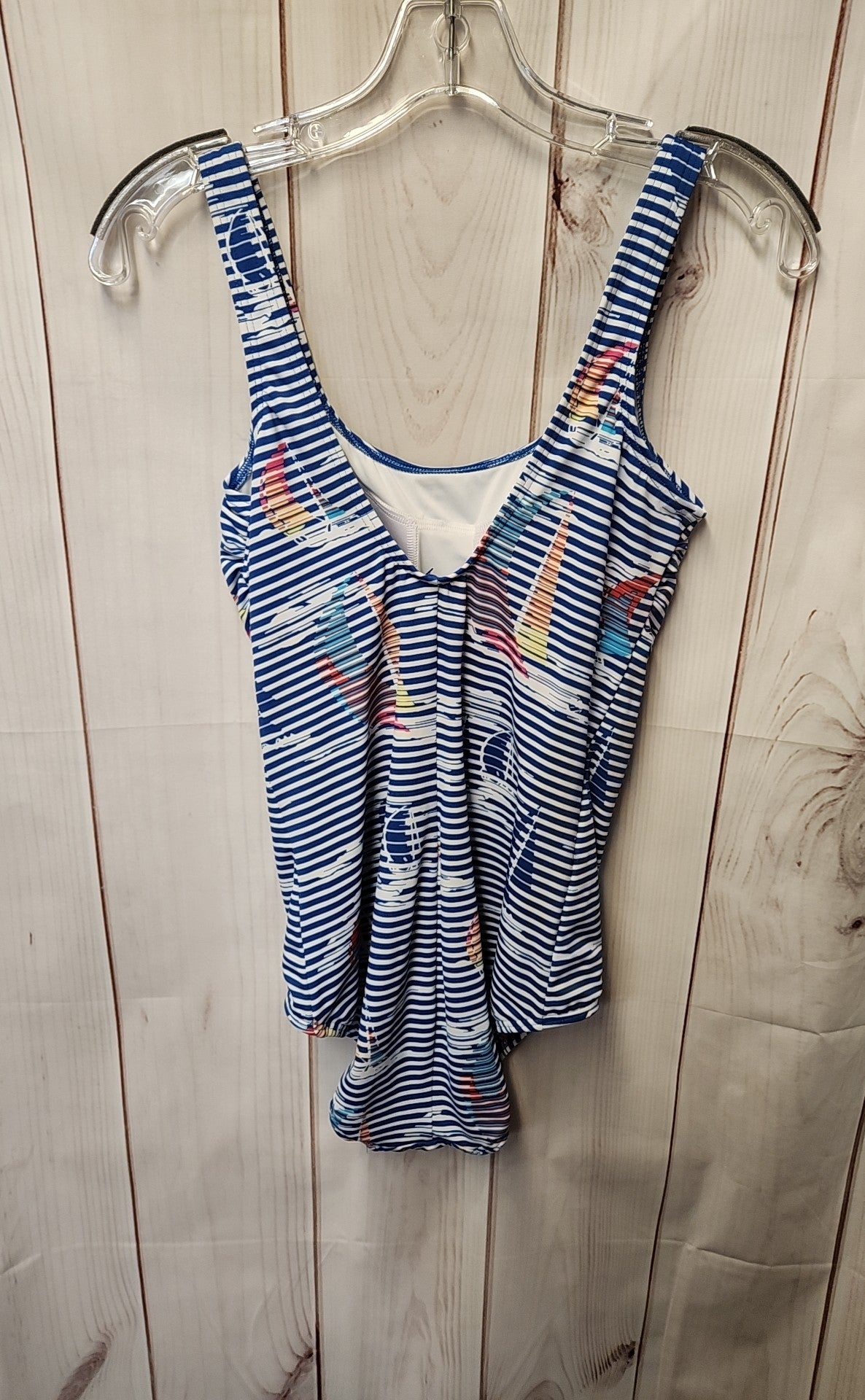 Lands End Women's Size 10 Blue Swimsuit