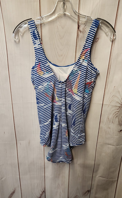 Lands End Women's Size 10 Blue Swimsuit