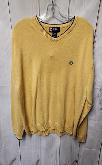 Chaps Men's Size XL Yellow Sweater