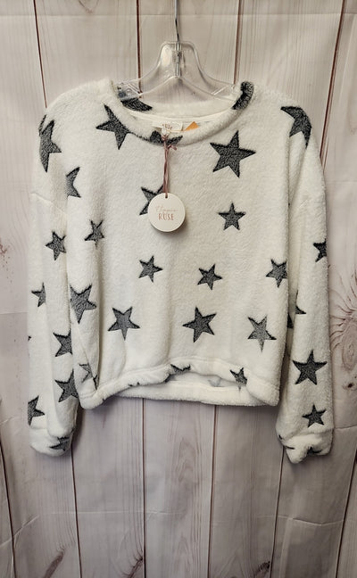 NWT Hippie Rose Women's Size M White Sweatshirt