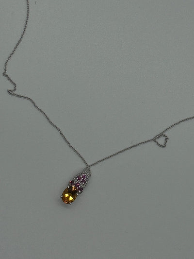 Sterling Yellow .925 Sterling Silver Necklace