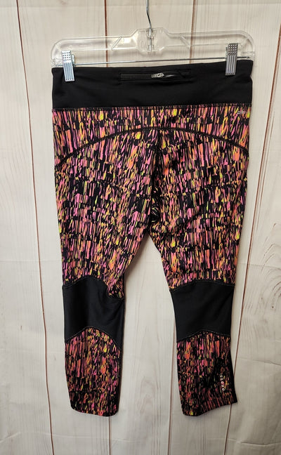 Nike Women's Size M Black & Pink Active Capris