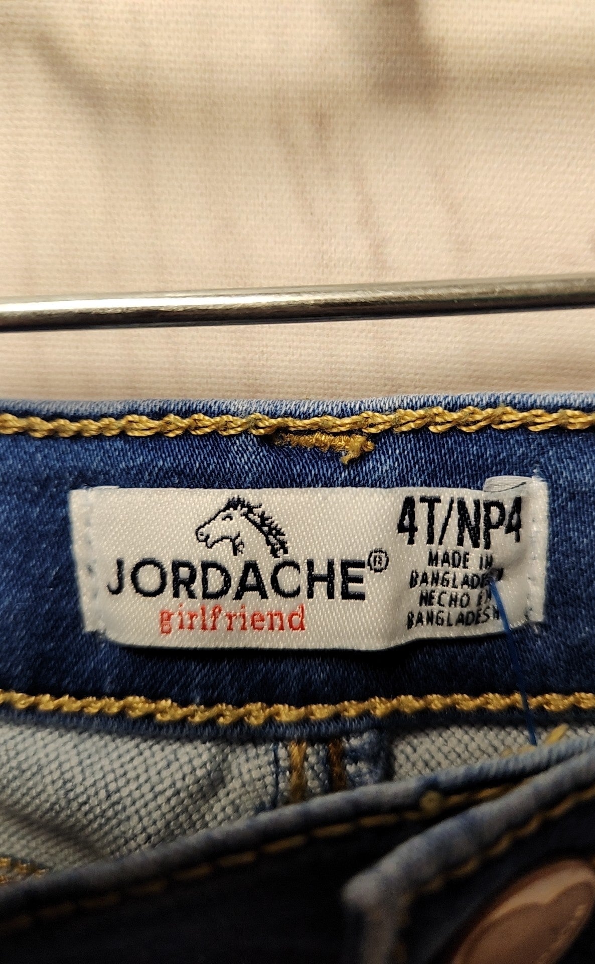 Jordache Girl's Size 4 Blue Jeans