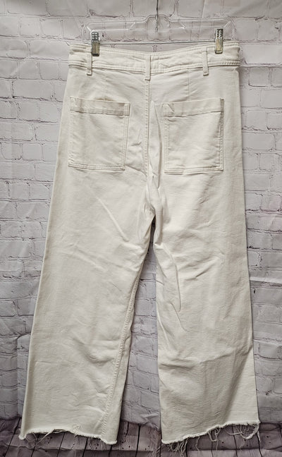 Zara Women's Size 31 (11-12) White Jeans