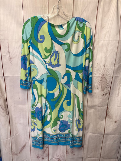 London Times Women's Size 4 Blue Dress