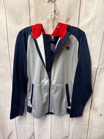 Patriots Boy's Size 14/16 Gray Jacket