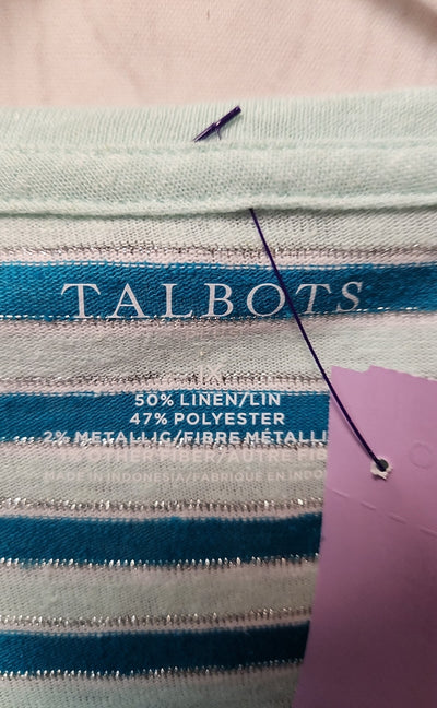 Talbots Women's Size 1X Blue Sleeveless Top