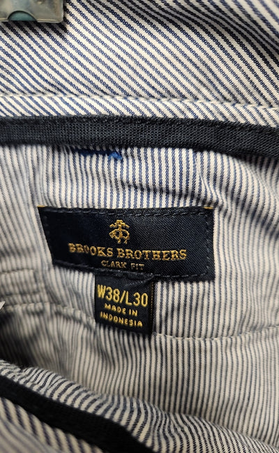 Brooks Brothers Men's Size 38x30 Blue Clark Fit Pants