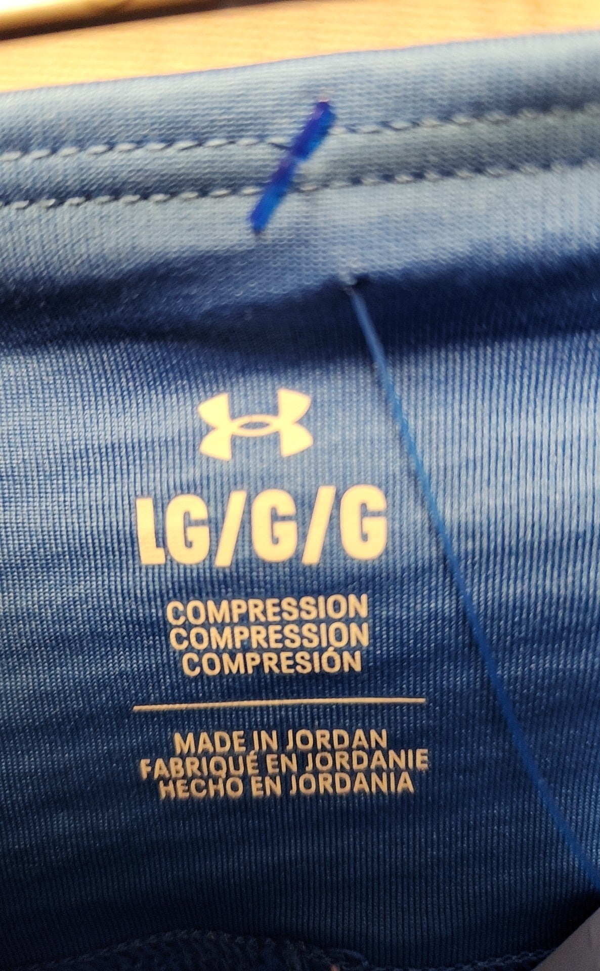 Under Armour Women's Size L Blue Leggings