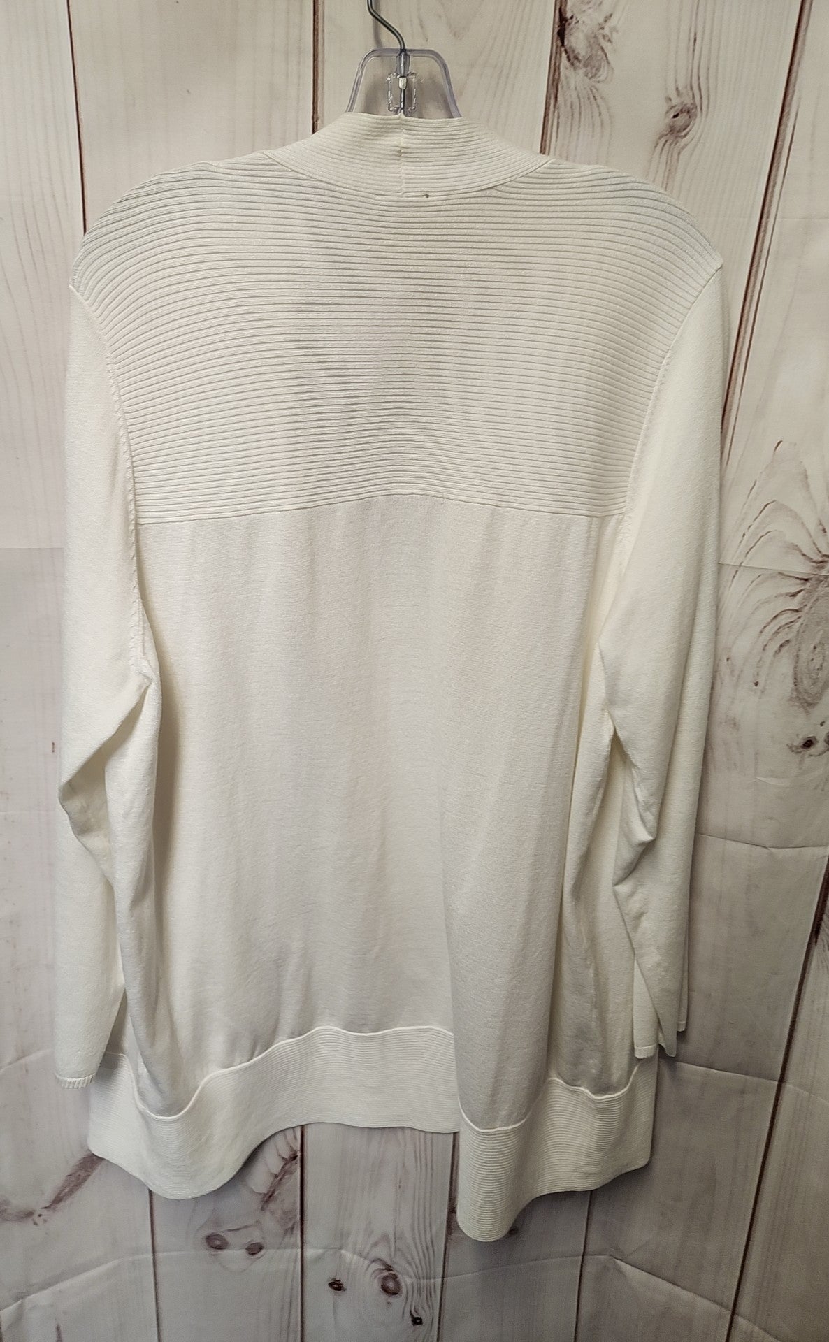 Chico's Women's Size 3 = US XL White Cardigan