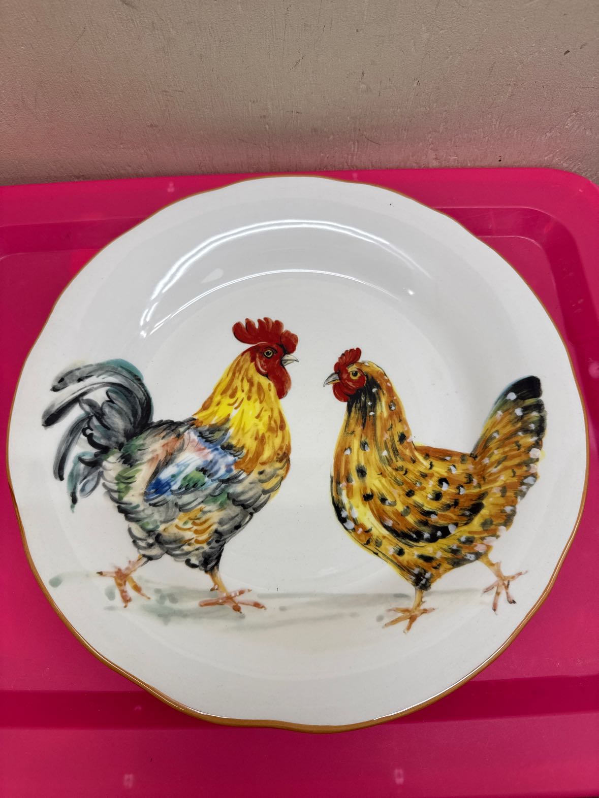 Bizzirri Chicken Plate Dish