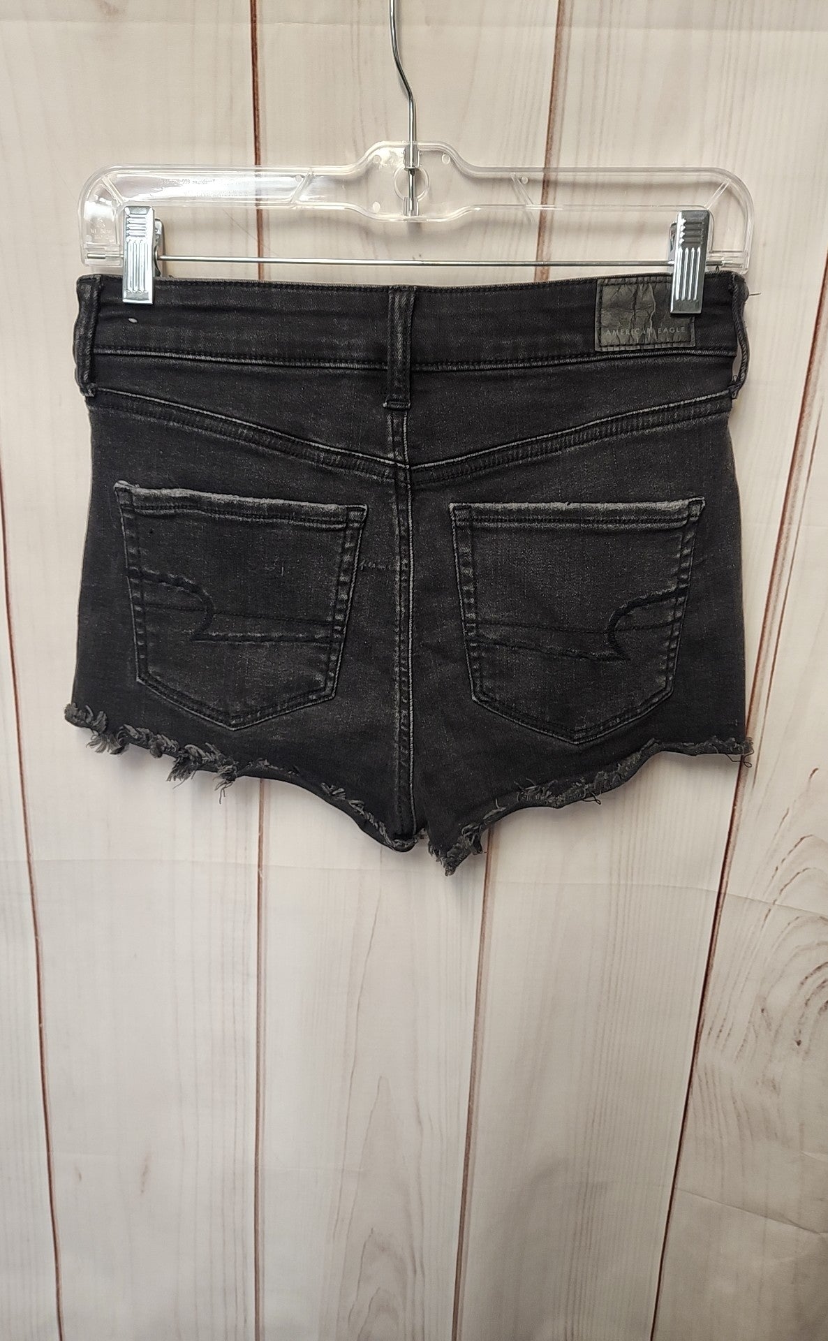 American Eagle Women's Size 4 Black Shorts Hi-Rise Shortie