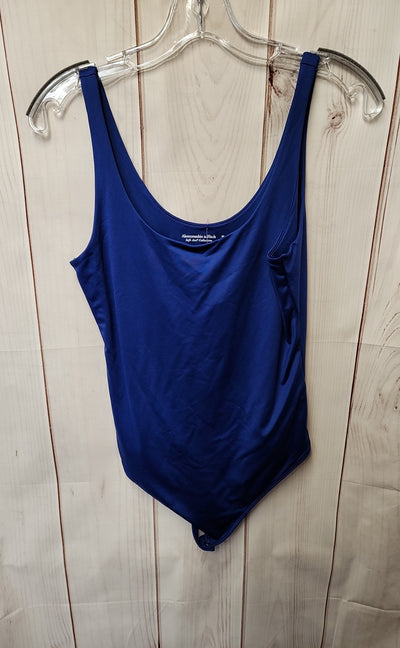 Abercrombie & Fitch Women's Size M Blue Bodysuit