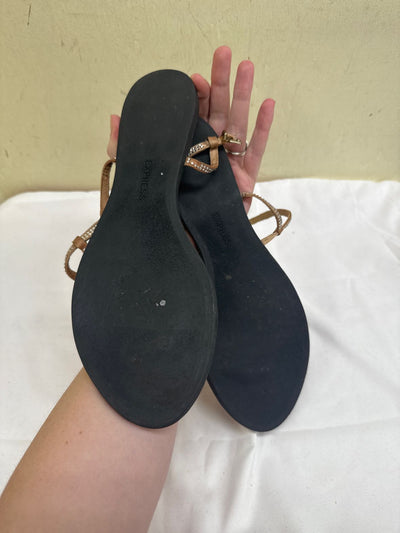 Express Women's Size 10 Black Sandals Shoes