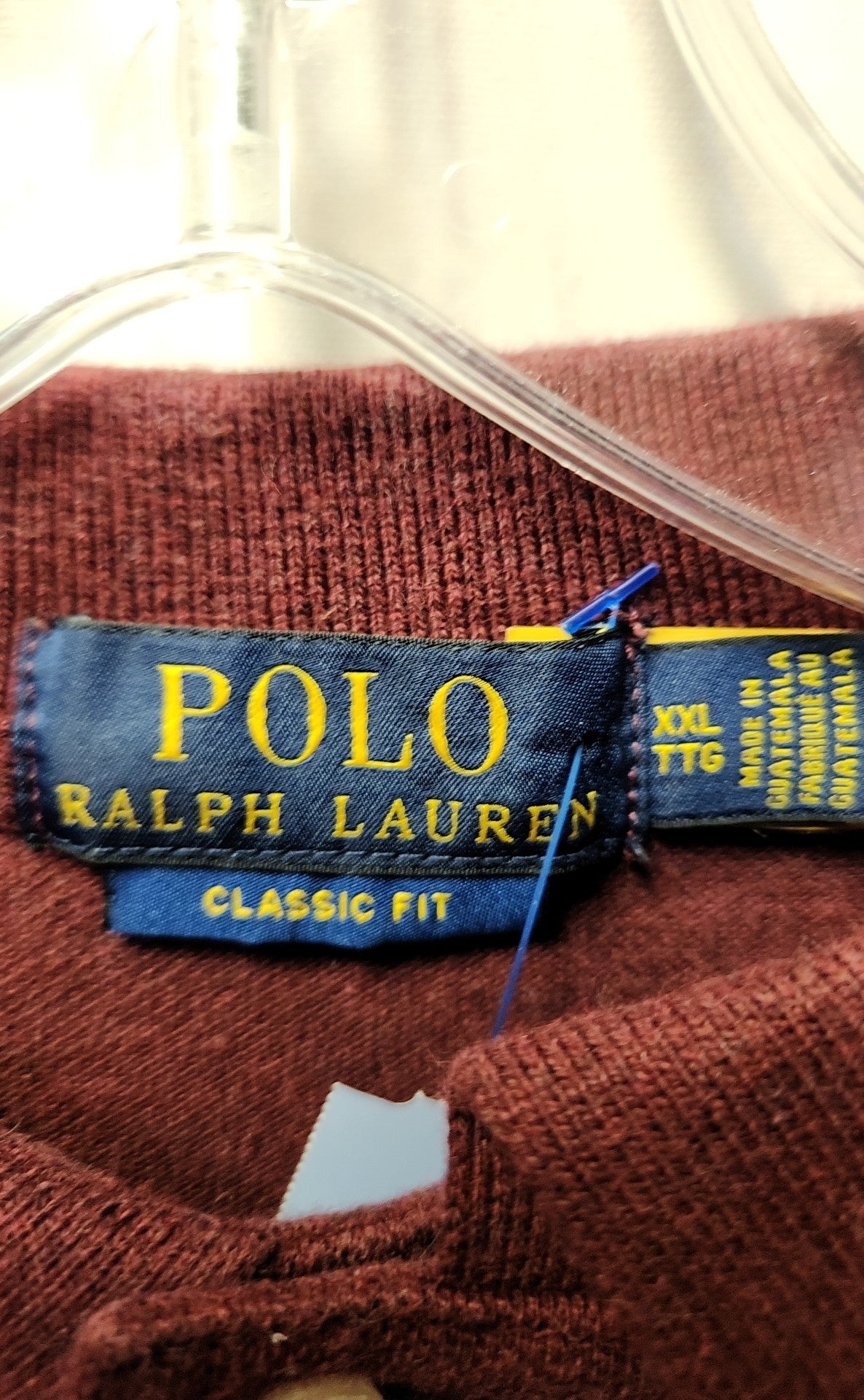 Polo by Ralph Lauren Men's Size XXL Maroon Sweatshirt