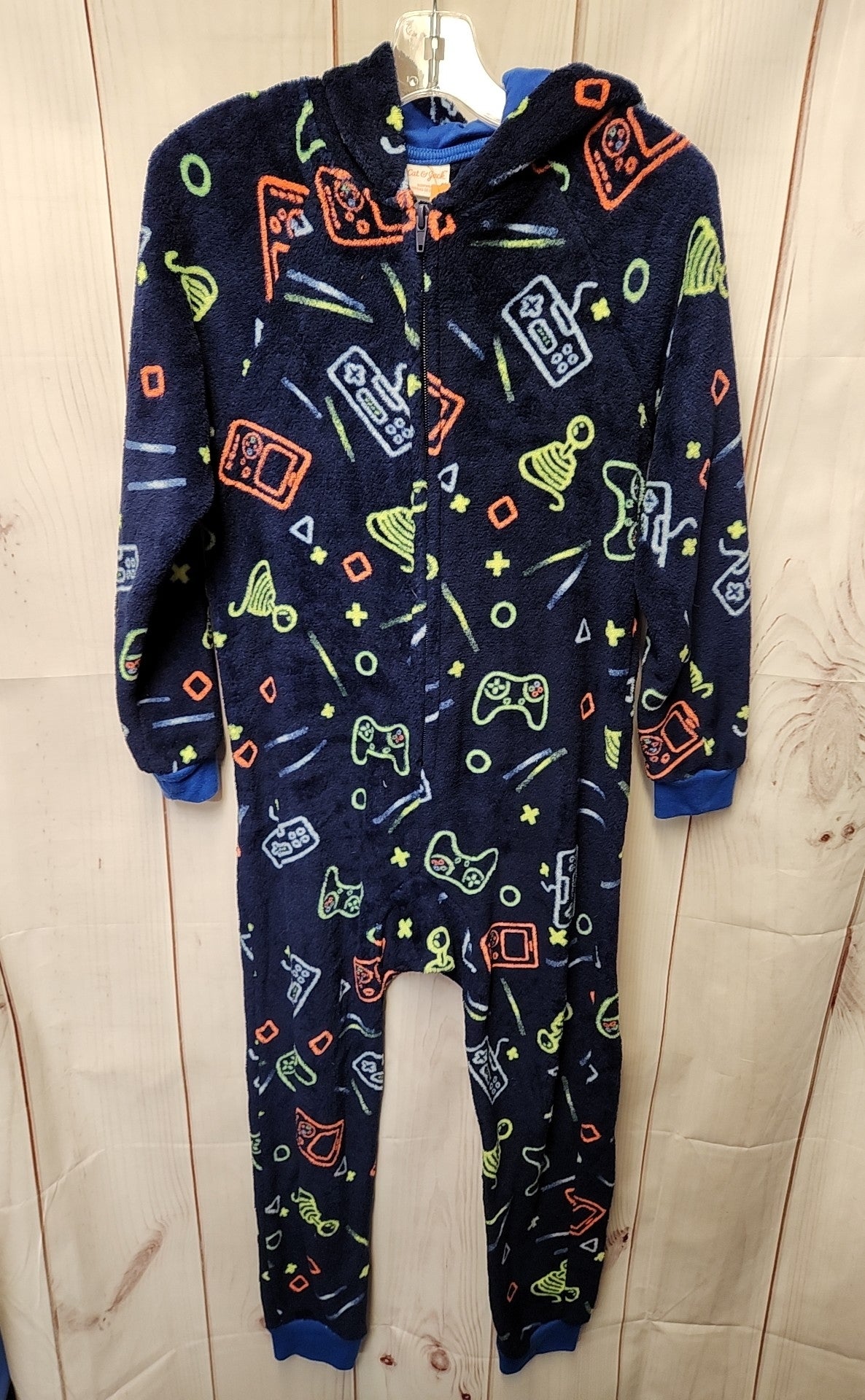 Cat & Jack Boy's Size 6/7 Navy Pajamas