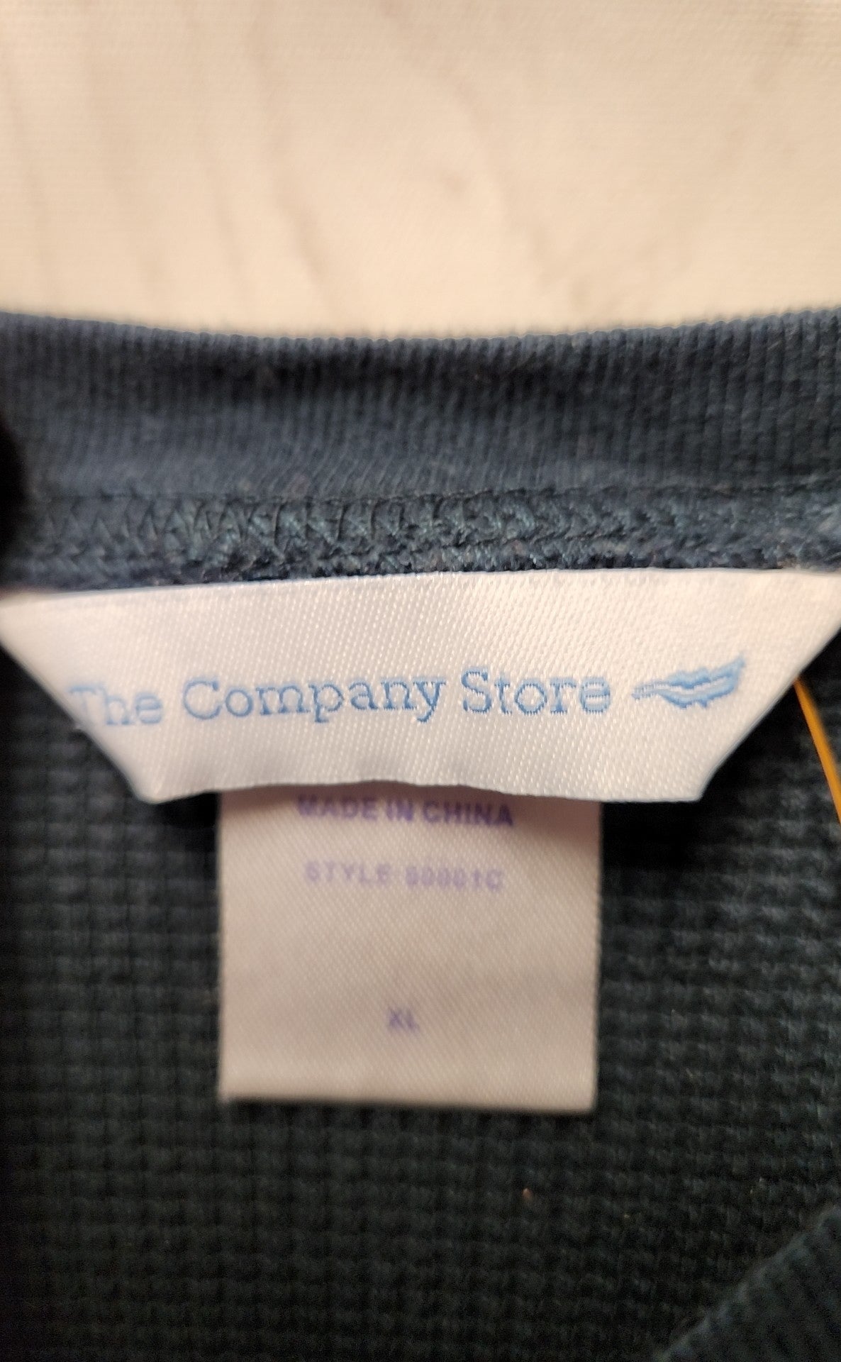 The Company Store Women's Size XL Teal Sweatshirt