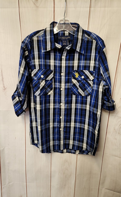 US Polo Assn. Boy's Size 10/12 Blue Shirt