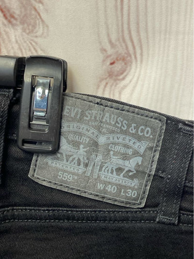 Levis Men's Size 40x30 Black Jeans
