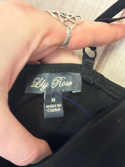 Lily Rose Women's Size M Black Dress