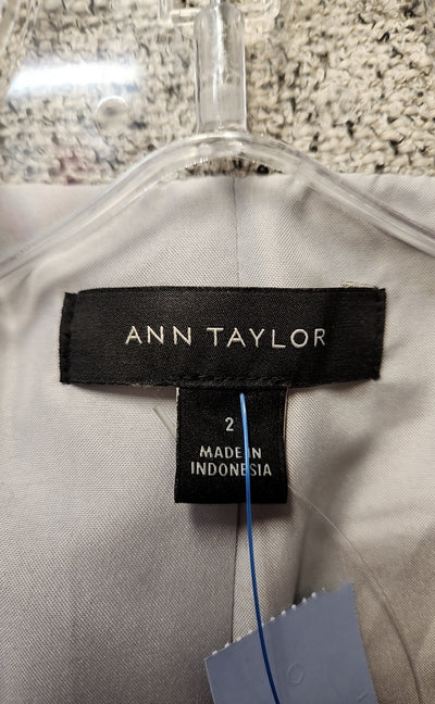 Ann Taylor Women's Size 2 Gray Blazer